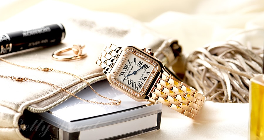 上品な女性が着ける ピンクゴールドのブランド腕時計 レディース ブランド腕時計専門店 通販サイト ベティーロード