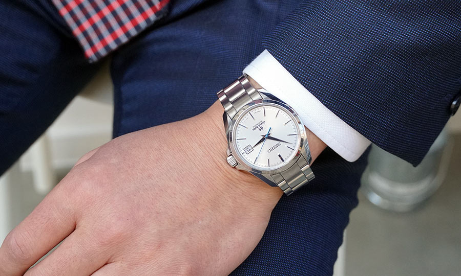 グランドセイコー(GRAND SEIKO)オートマティック Ref. SBGR069の着用イメージ