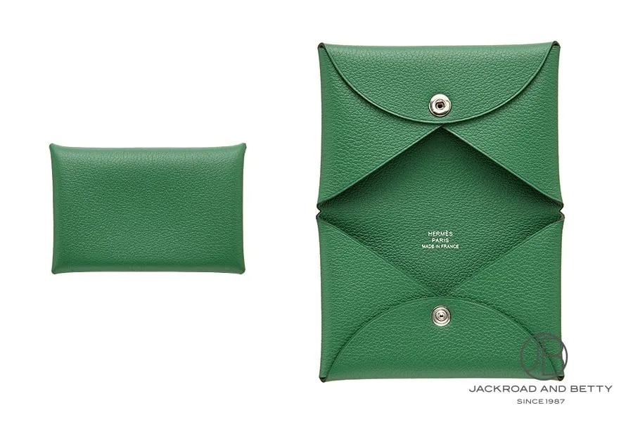 エルメス カルヴィ カードケース カクタス