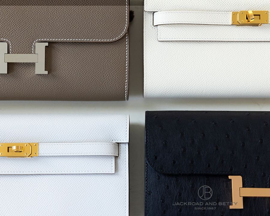 上左、コンスタンス トゥーゴー／上左、ケリートゥーゴー ウォレット／下左、コンスタンス トゥーゴー／下右、ケリートゥーゴー ウォレット