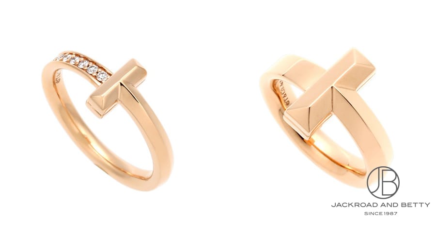 ティファニー Tワン リング ペア