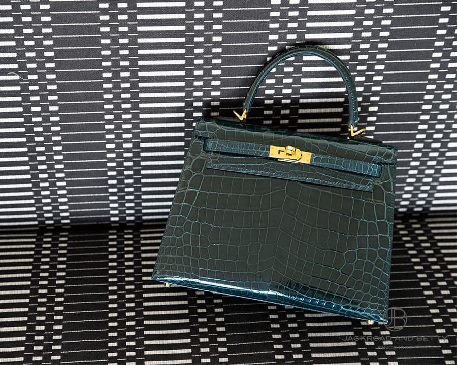 クロコダイル、ニロティカスのケリーバッグ