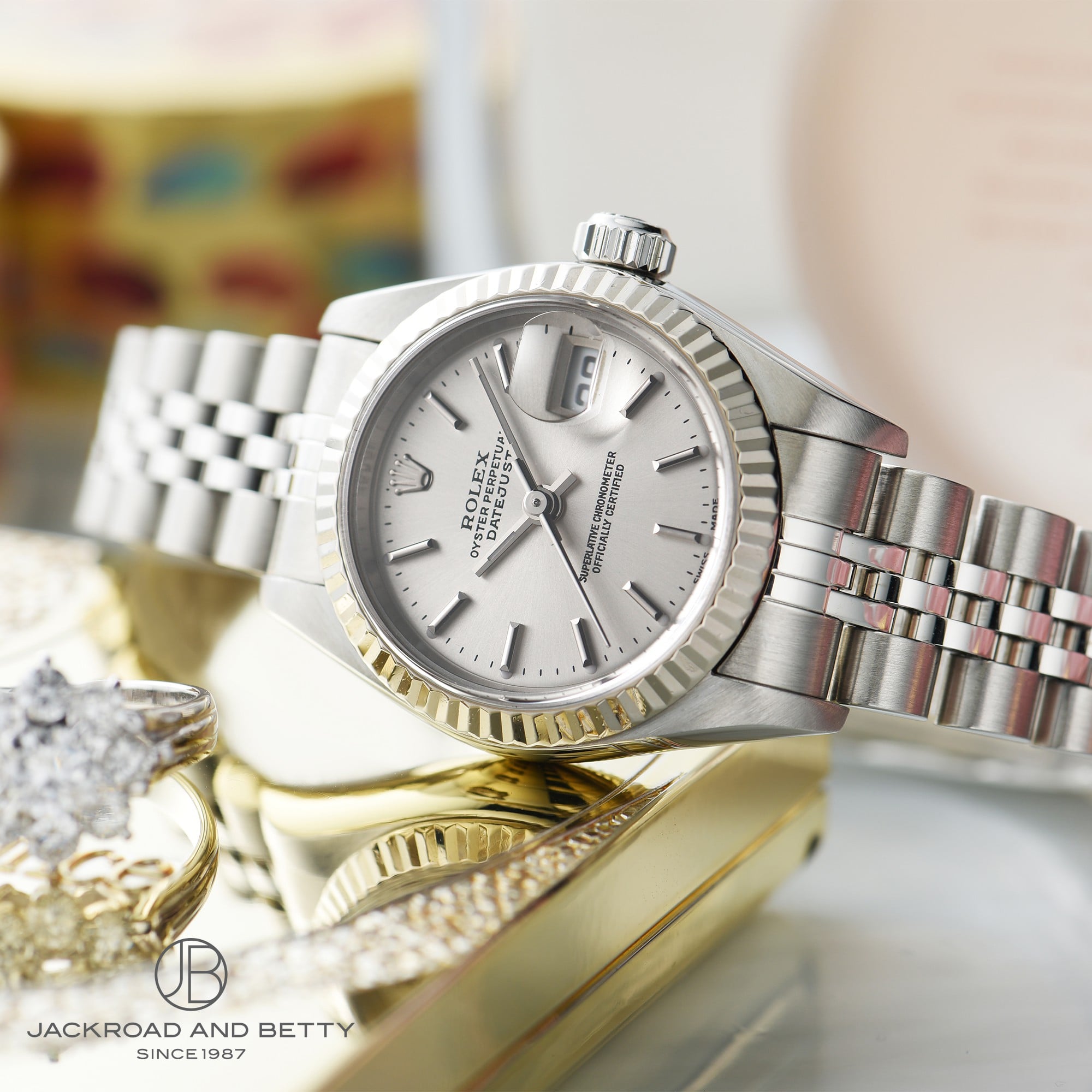 ロレックス ROLEX デイトジャスト 26 179174G 中古 時計 レディース ロレックス レディ デイトジャスト 26 179174G ブラックコンピュータ