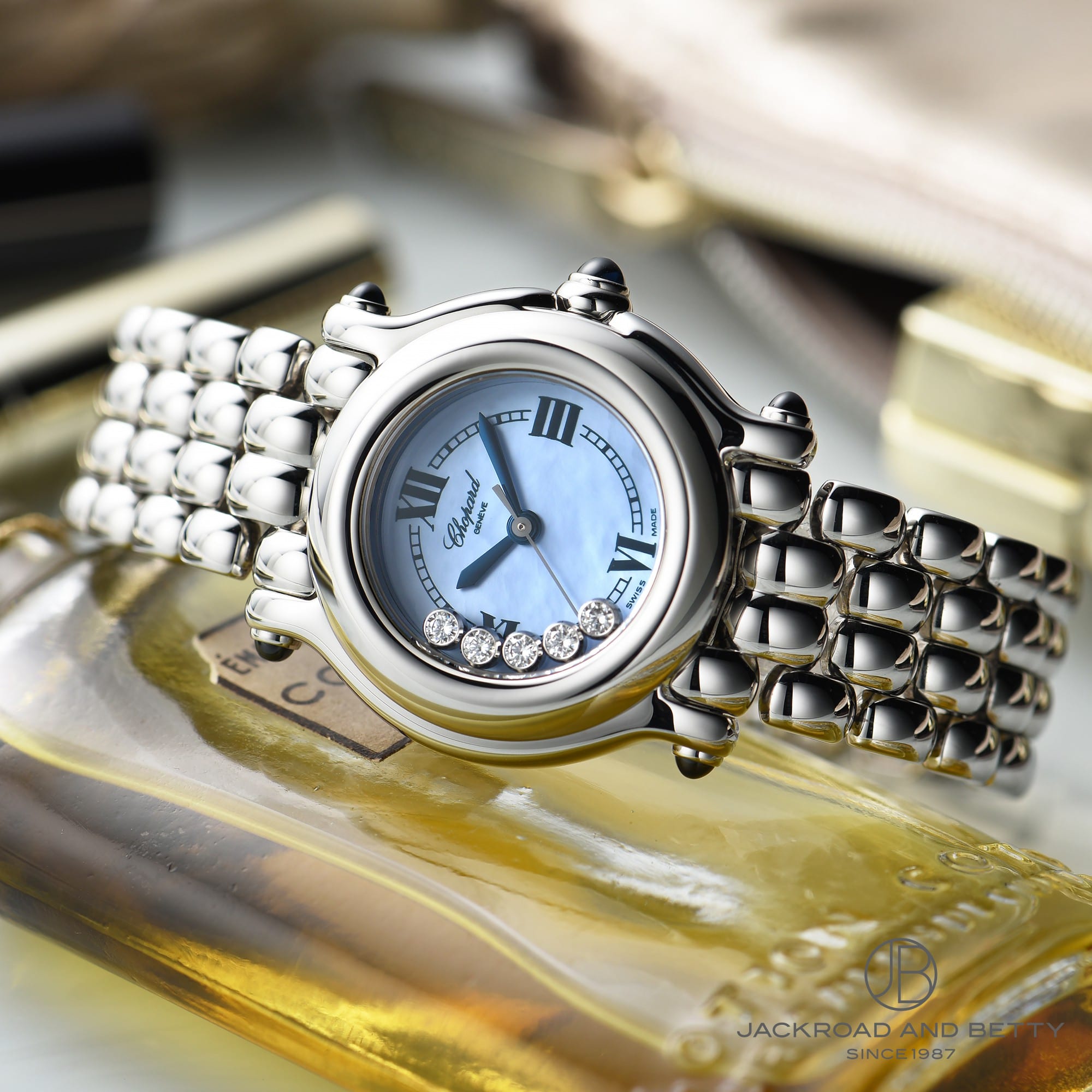 ショパール ハッピースポーツ 26mm 27/8250-23 レディース 腕時計【Aランク】【中古】 CHOPARD ショパール ハッピースポーツ 27/8250-23 レディース 腕時計