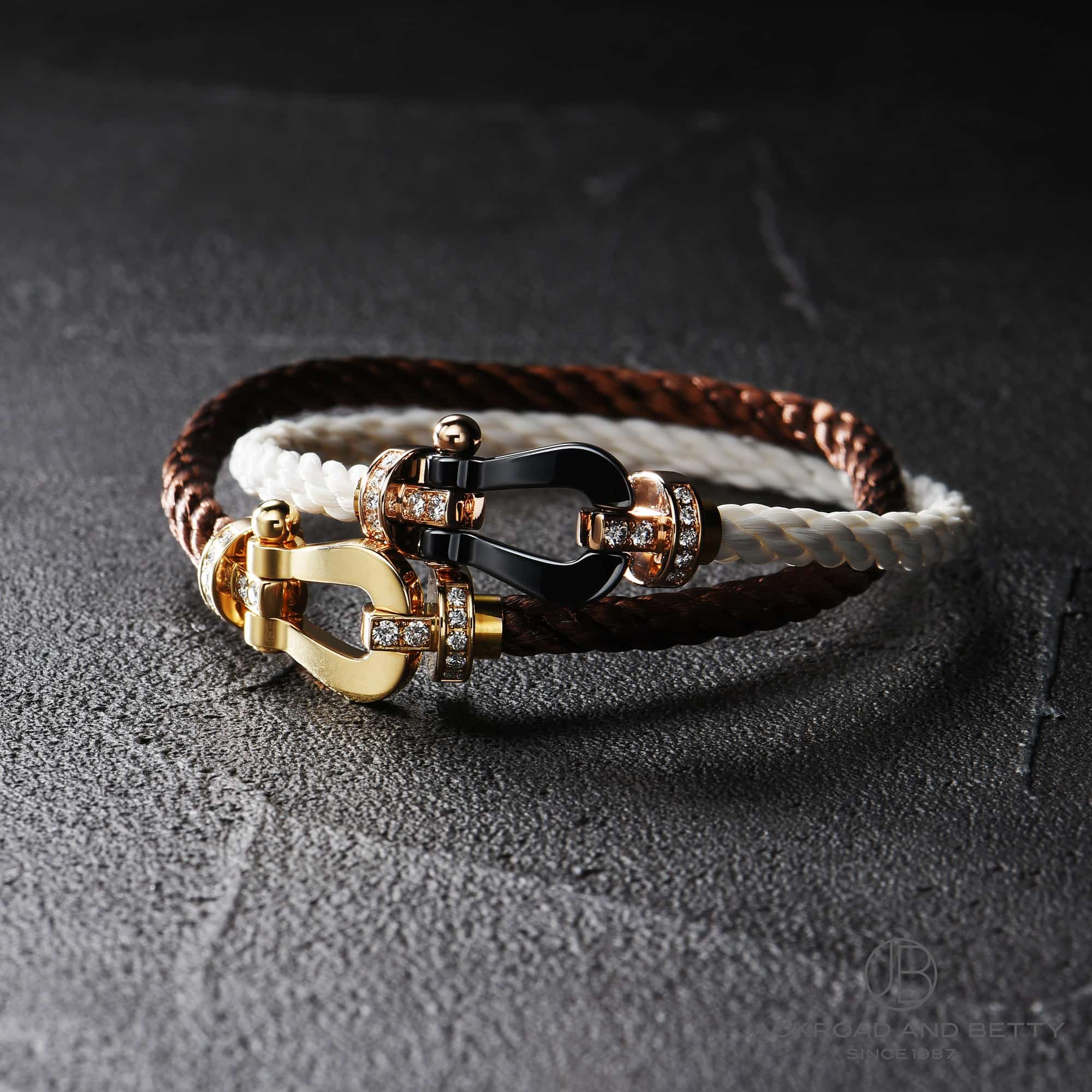 フォース10 LM（ラージ）ハーフダイヤ バックル YG[0B0028] Force10 LM