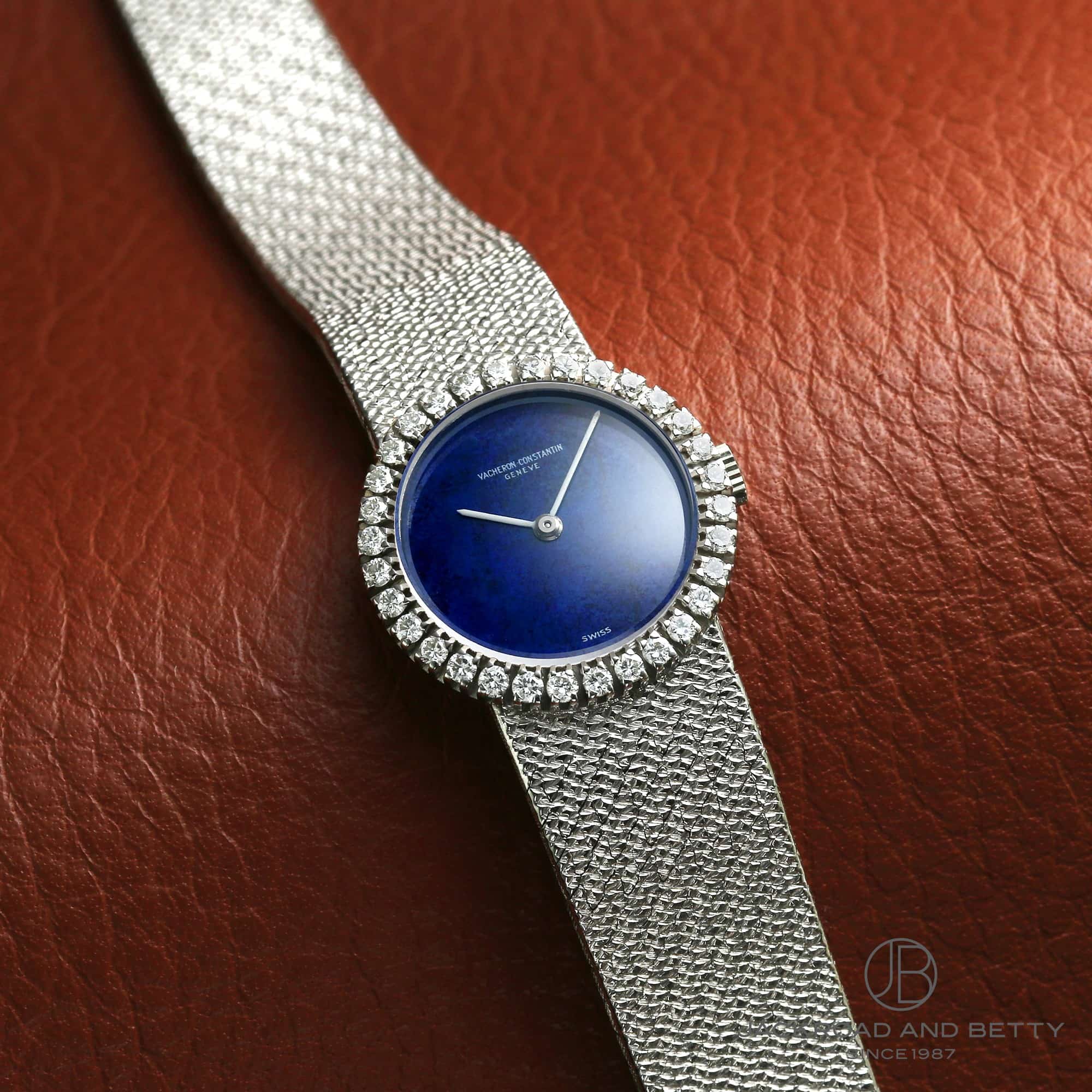 バセロンアンティーク18KWG腕時計