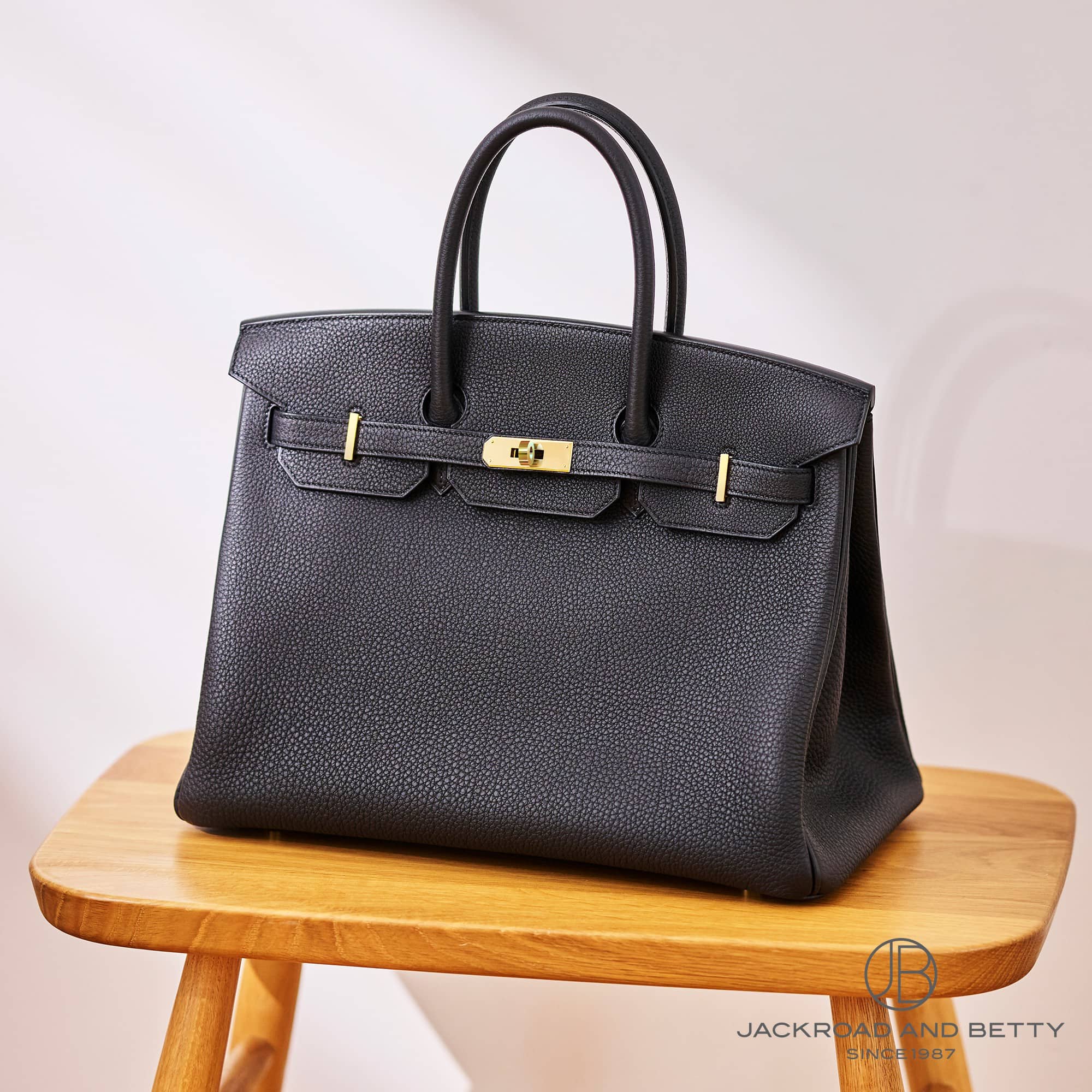 バーキン35 ノワール ブラック 黒[H027767CC89] Birkin35 Noir Black