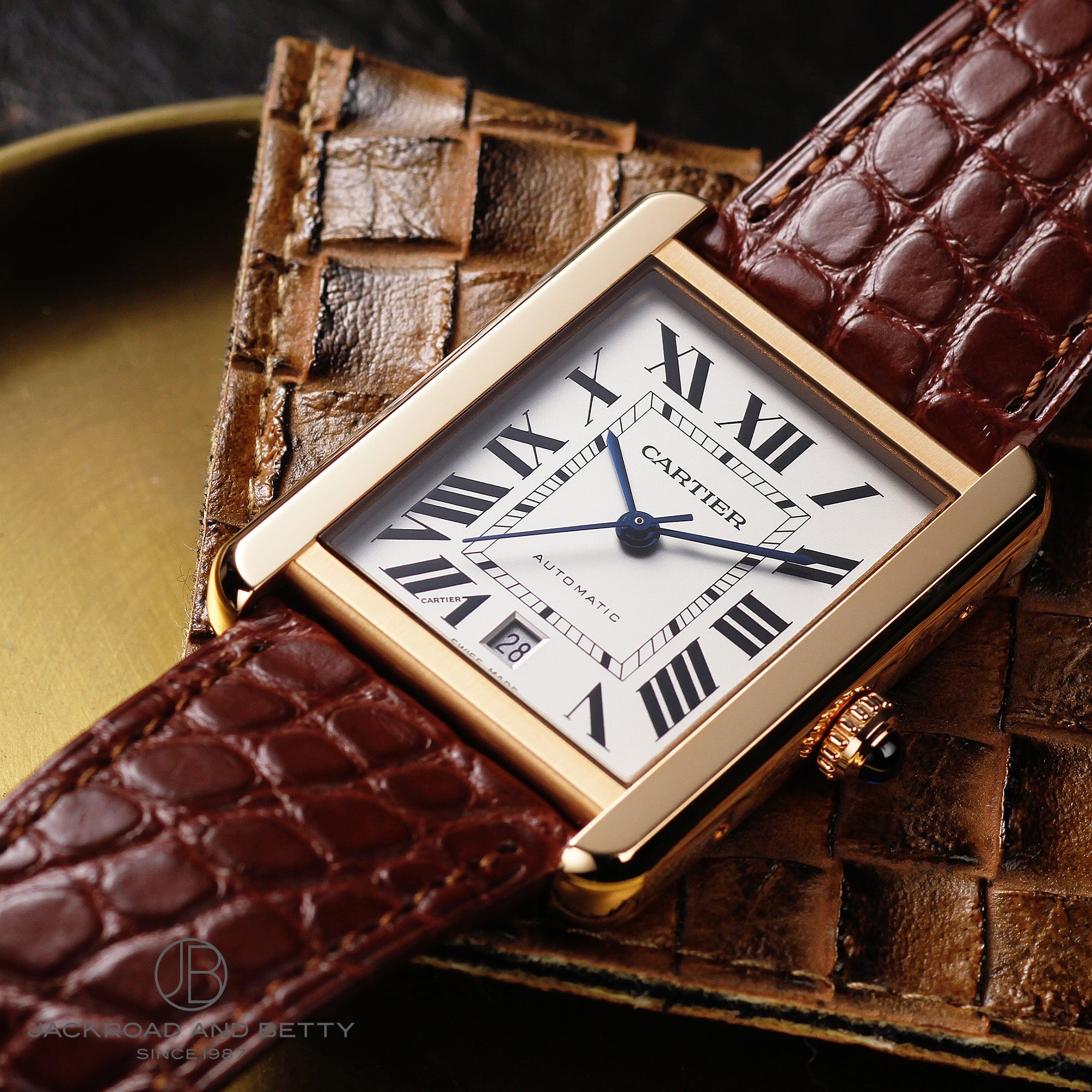 カルティエ タンクソロ用 純正レザーベルト CARTIER(カルティエ) – 時計ベルト・バンド交換 お客様の声