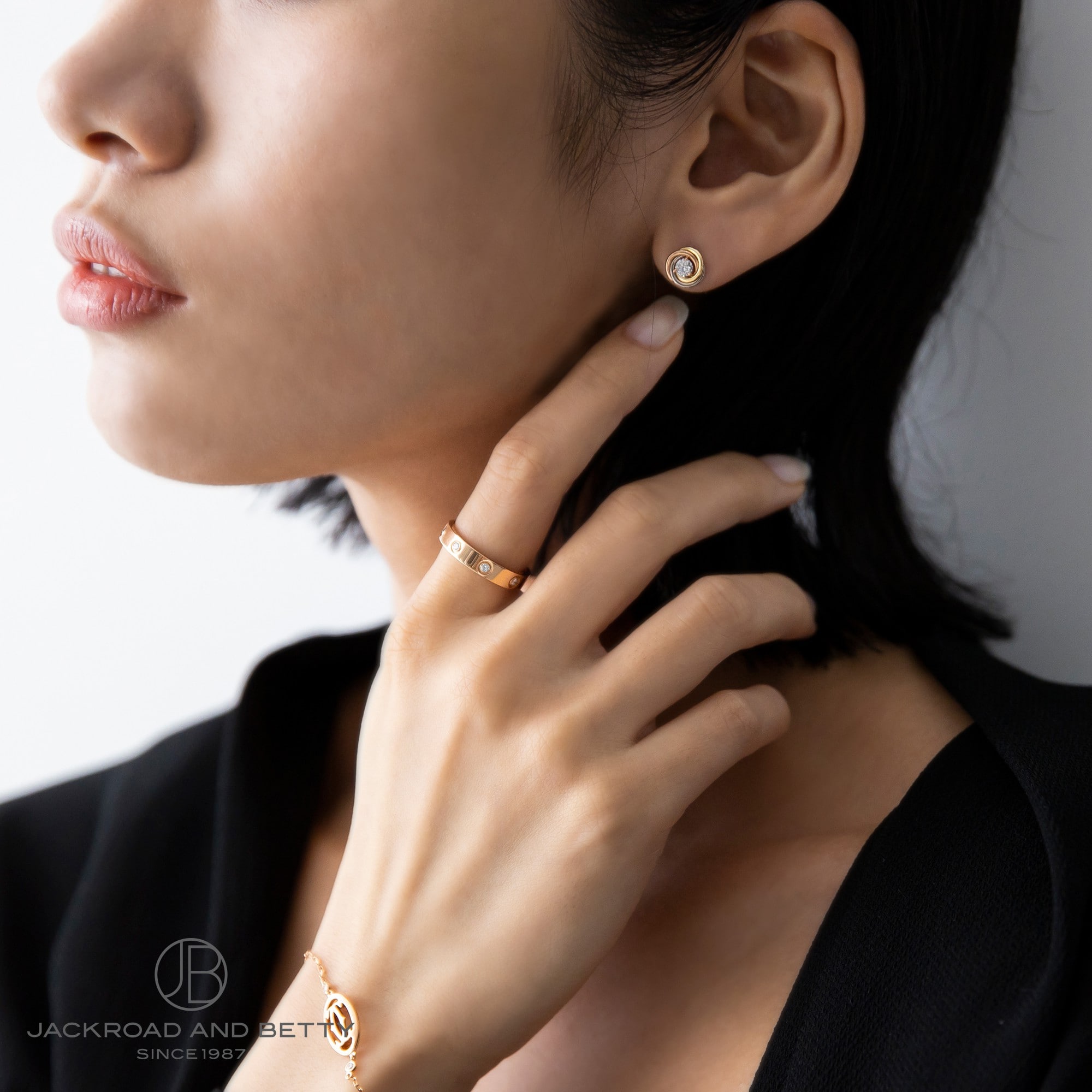 トリニティ ピアス[B8045300] Trinity Earrings | カルティエ 新品