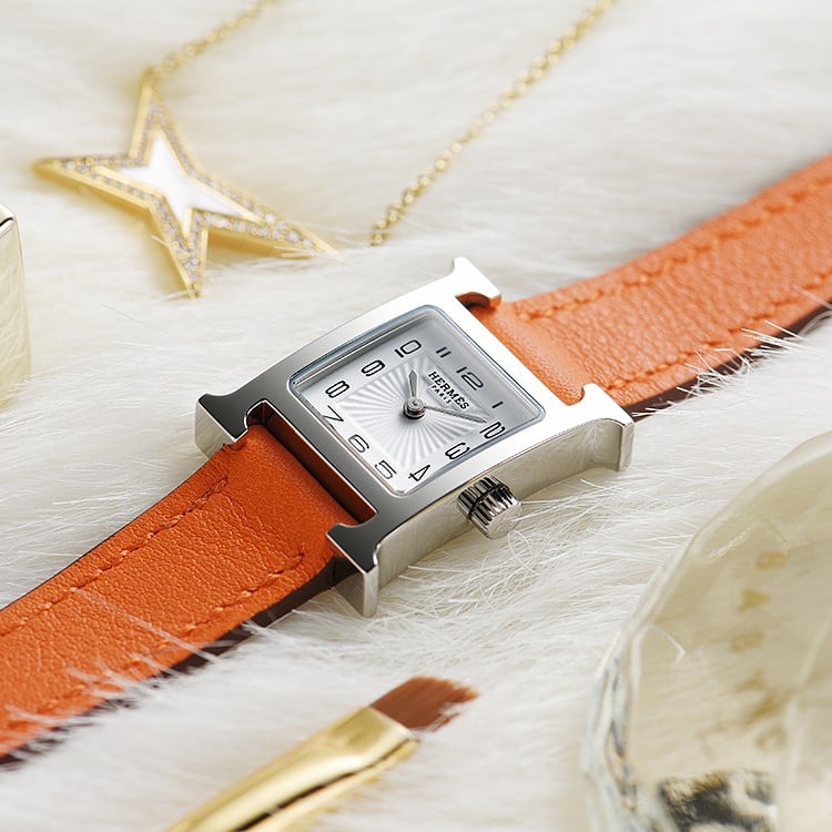 単品販売／受注生産 エルメス HERMES Hウォッチ 腕時計 レディース
