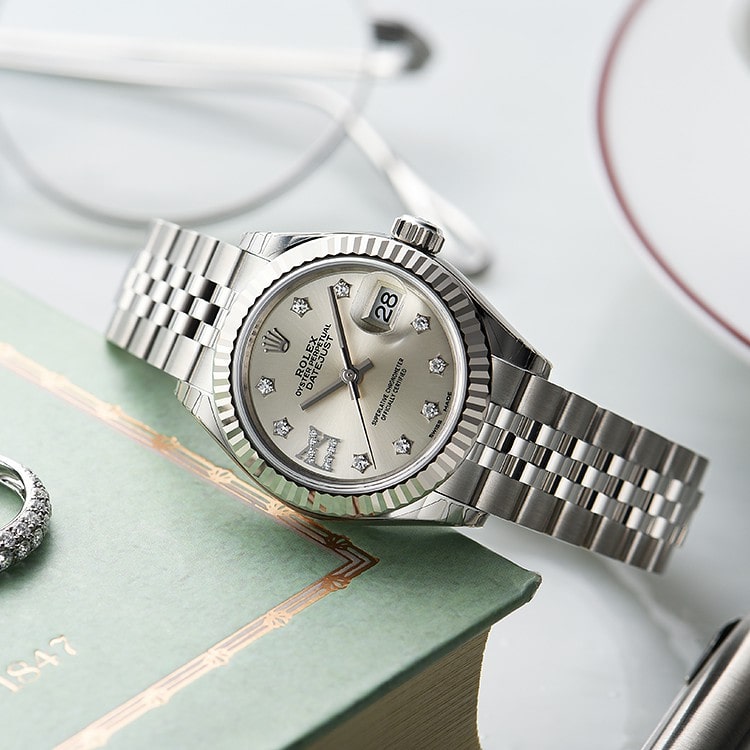 ロレックス腕時計ROLEX OYSTER-PERPETUAL DATE 女性用