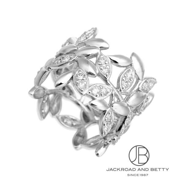 オリーブリーフ ダイヤモンド リング 9号 Olive Leaf Diamond Ring ティファニー 中古 ジュエリー