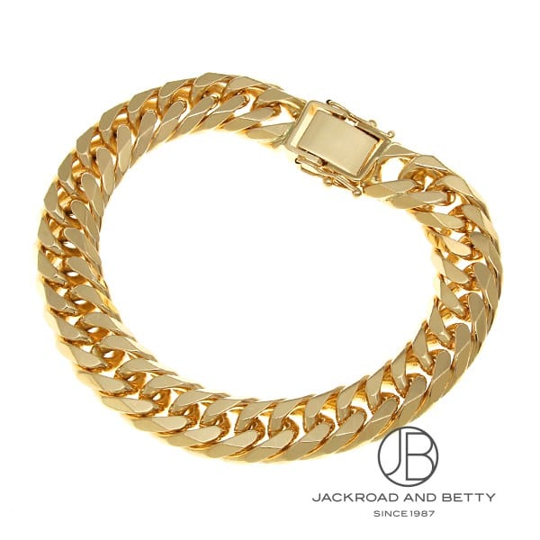 C*l様 本物保証！刻印有りK18ゴールド リンクチェーンブレスレット！300円 jpb-00418yg18.jpg