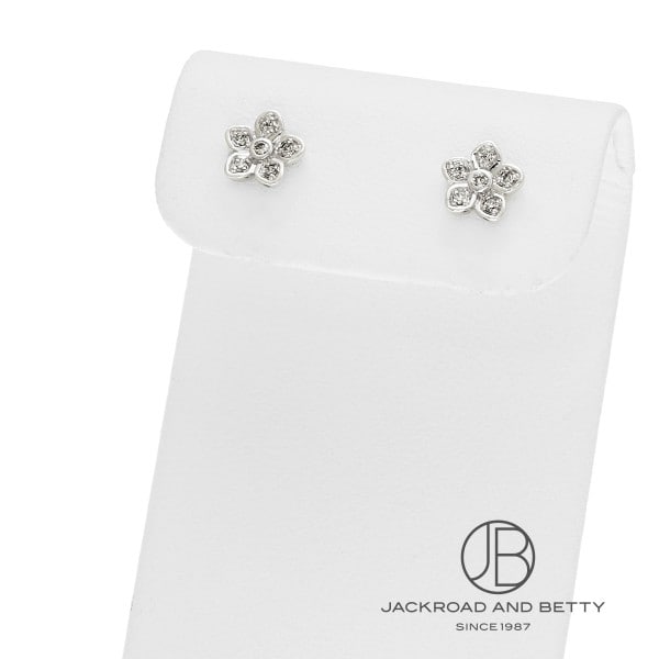 グラフ　ワイルドフラワープティパヴェダイヤモンドスタッドイヤリング ワイルドフラワー プティ パヴェ ダイヤモンド スタッド