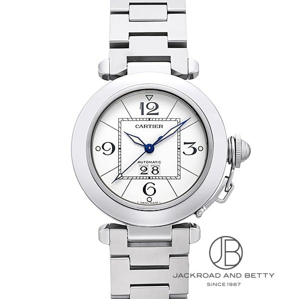 Cartier パシャC ビックデイト W31055M7 自動巻き時計 シルバー パシャC ビッグデイト[W31055M7] Pasha C Big Date | カルティエ