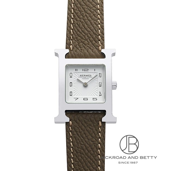 HERMES HウォッチPM エルメス HERMES Hウォッチ PM 21MM ゴールド レディース腕時計