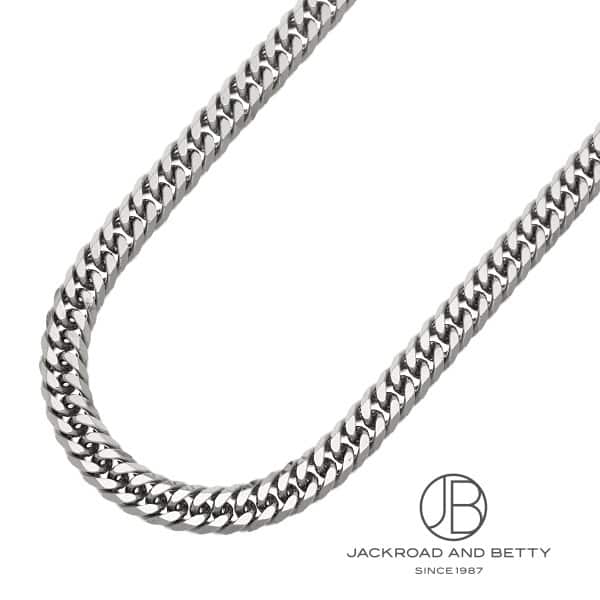 本日限定価格!Pt850 ♡ デザイン ダイヤリング 造幣局刻印あり ビンテージ PT850 6面 ダブル 103.6g 60cm ネックレス 造幣局刻印有り