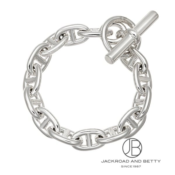 HERMES エルメス Chaine d'Ancre シェーヌダンクルMM 14コマ SV Ag925