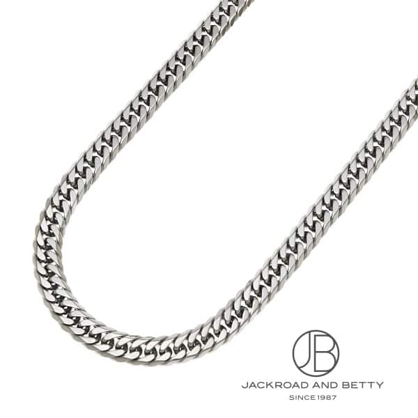 PT850 6面 ダブル 51.9g 50cm ネックレス プラチナ 造幣局刻印有り