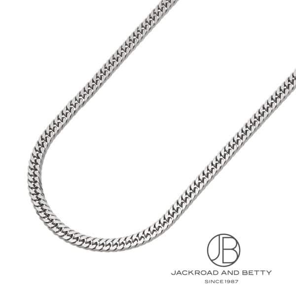 PT850 6面 ダブル 30.5g 50cm ネックレス 造幣局刻印有り[] Platinum