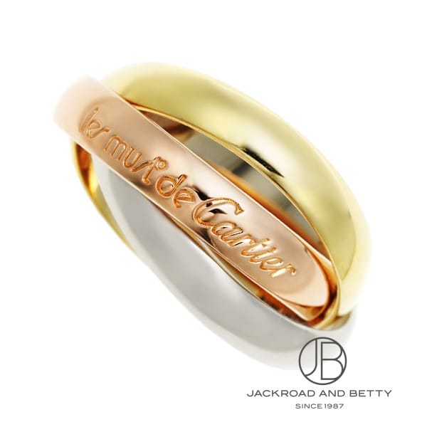 トリニティリングスリーカラークラシック 楽天市場】カルティエ Cartier リング トリニティ クラシック MM