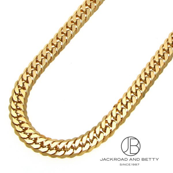 K18 6面 ダブル 102.4g 50cm ネックレス 造幣局刻印有り[] Chain