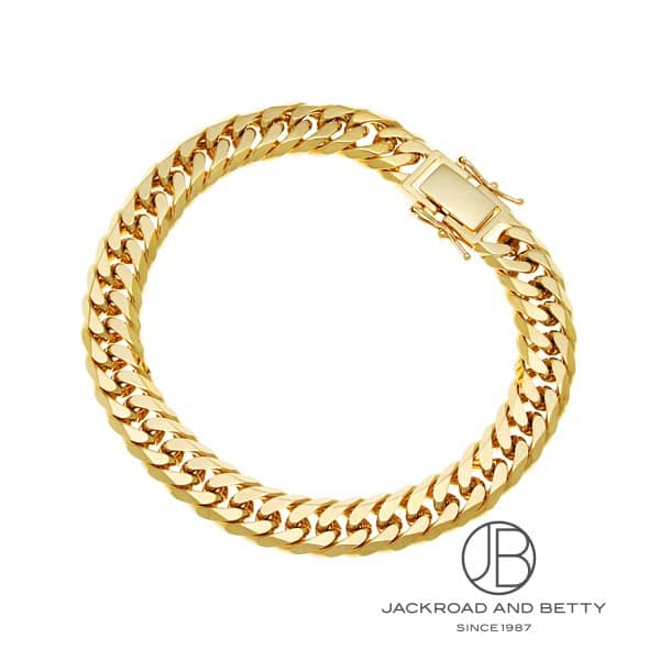 K18 6面 ダブル 51.2g 20cm ブレスレット 造幣局刻印有り