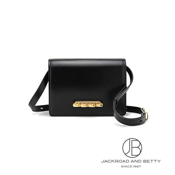 4リング サッチェル ショルダーバッグ ブラック 黒[686436DYTX21000