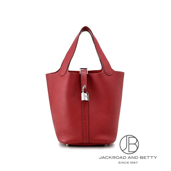 美品 正規品 エルメス ピコタン ハンドバッグ HERMES ピコタンPM 赤 ピコタンロック PM レッド 赤[] Picotin Lock PM Red | エルメス 中古