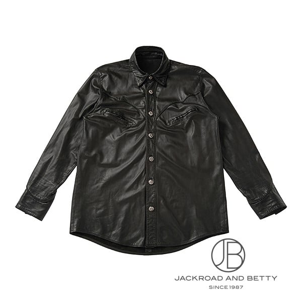 クロムハーツ クラシックジーン ウエスタン レザーシャツ[] Chrome