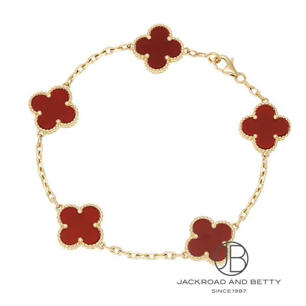 ヴィンテージ アルハンブラ ブレスレット 5モチーフ[VCARD35500