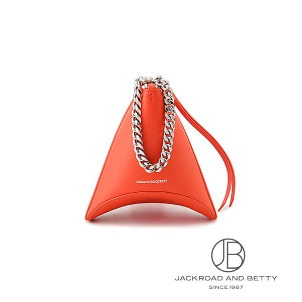 カーブ クラッチ バッグ オレンジ[7078391YBB37003] Curve Clutch Bag