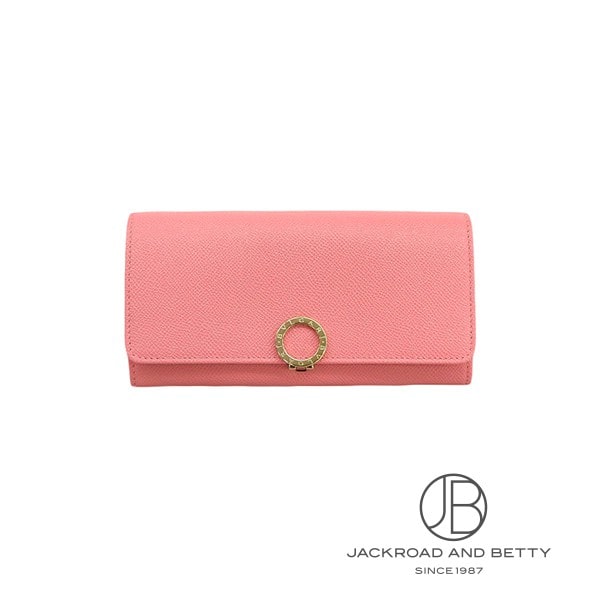 【未使用品】ブルガリ 財布 ピンク 中古・古着通販】BVLGARI (ブルガリ) 長財布 ロゴクリップ ピンク