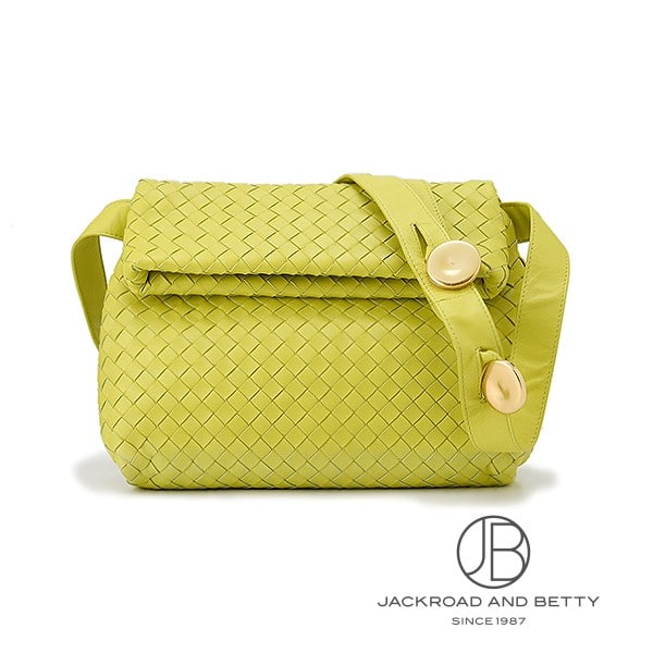 ザ フォールド ショルダーバッグ キウイ イエロー[642637 V08Z1