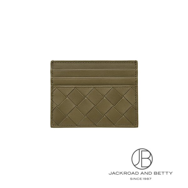 ボッテガヴェネタ イントレチャート カードケース グレージュ バイセル公式】ボッテガヴェネタ イントレチャート カードケース