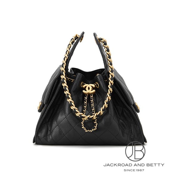 CHANEL 25 スモール ハンドバッグ ブラック 黒[AS5293 B20304