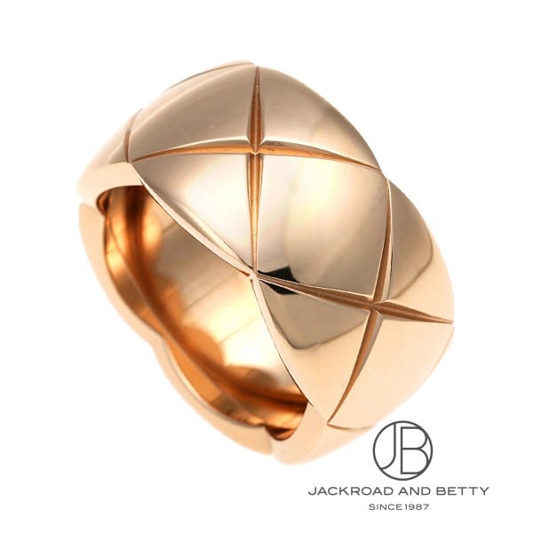 シャネル　ココクラッシュ　ラージ 53 シャネル ココクラッシュ リング 750(YG) 11.7g 53 ラージ J10574