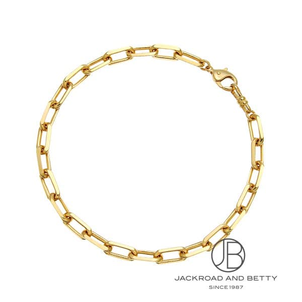 ノーブランド K18 カット アズキ チェーン ブレスレット 11.7g 20cm