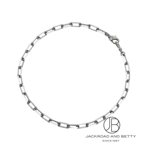 ノーブランド PT850 カット アズキ チェーン ブレスレット 6.3g 20cm