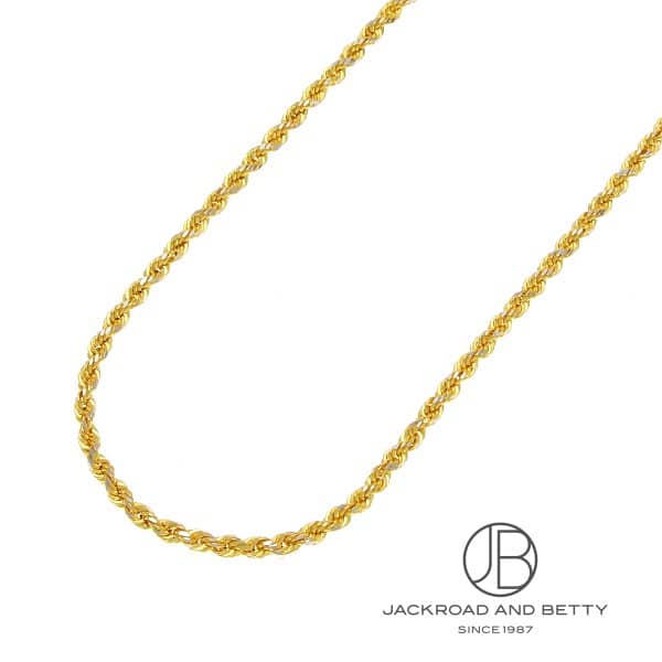 K18ロープチェーンネックレス K18 ロープ チェーン ネックレス[050COVDOT] K18 Chain Necklace