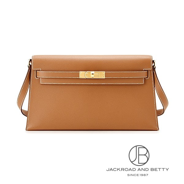 格安‼️HERMES エルメ ス ブラウンレザー ストラップ ゴールド