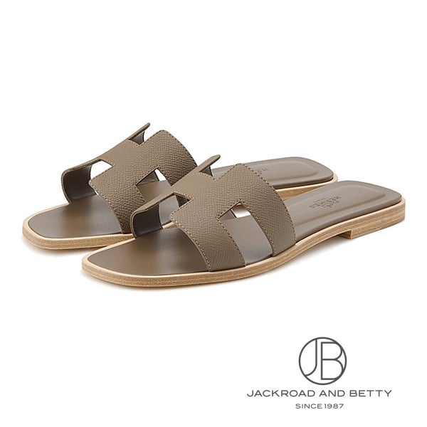 HERMÈS エトゥーブサンダル 35.5 サンダル オラン エトゥープ ベージュ 35.5[H202272Z] Sandals