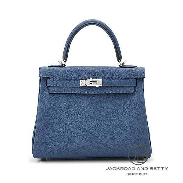 ケリー25 内縫い ブルータイ ネイビー[] Kelly25 Blue Tie | エルメス