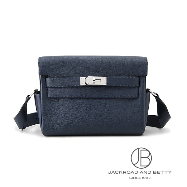 エルメス ケリー メッセンジャー PM 24 ブルーアビス ネイビー 紺