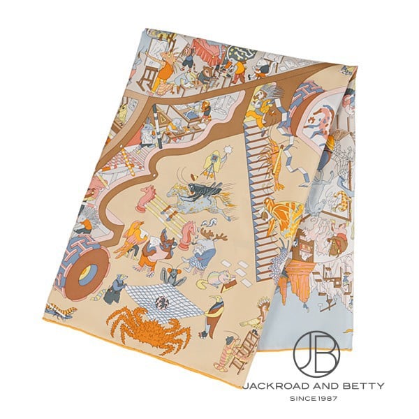 エルメス　カレ90 【アカデメイア】 新品未使用 カレ90 アカデミア・イピカ ブルーグラシエ[H004281S 02] Carre90