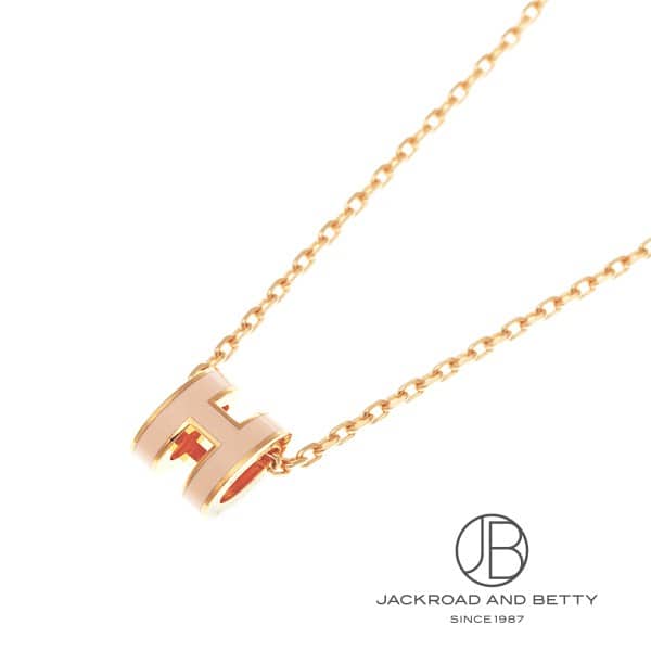 エルメス ポップH ミニ ペンダント プードル ピンク