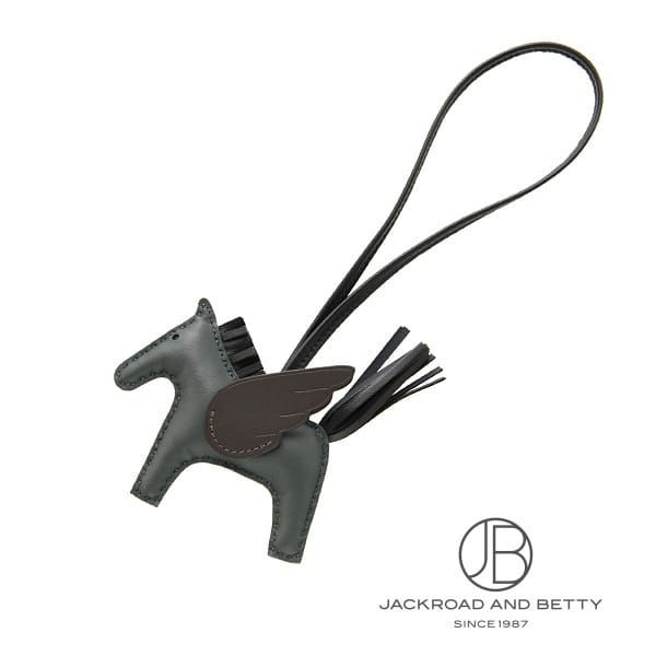 【新品未使用】エルメス ロデオ　ペガサス PM ソーブラック　ノワール ロデオ チャーム ペガサス PM ヴェールマングローブ べブラン ノワール