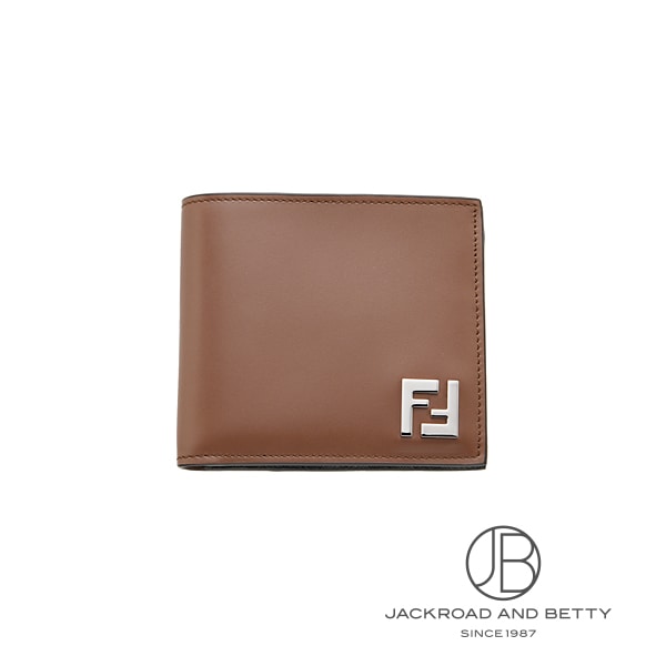 【完売品】即完 FENDI フェンディー 折財布 FFスクエア 二つ折り財布[7M0356AFF2F1SCD] FF Squared Bi-Fold Wallet