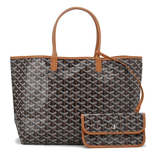 Goyard サン・ルイPM バッグ ゴヤール サン・ルイPM バッグ ブラック ＆ ナチュラル[STLOUIPMLTY01CL03P