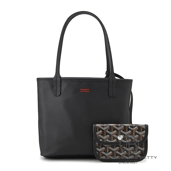 正規品　新品　GOYARD アンジュミニ　ANJOU MINI NOIR ゴヤール GOYARD GOYARD ハンドバッグ ANJOU MINI アンジュミニポーチ